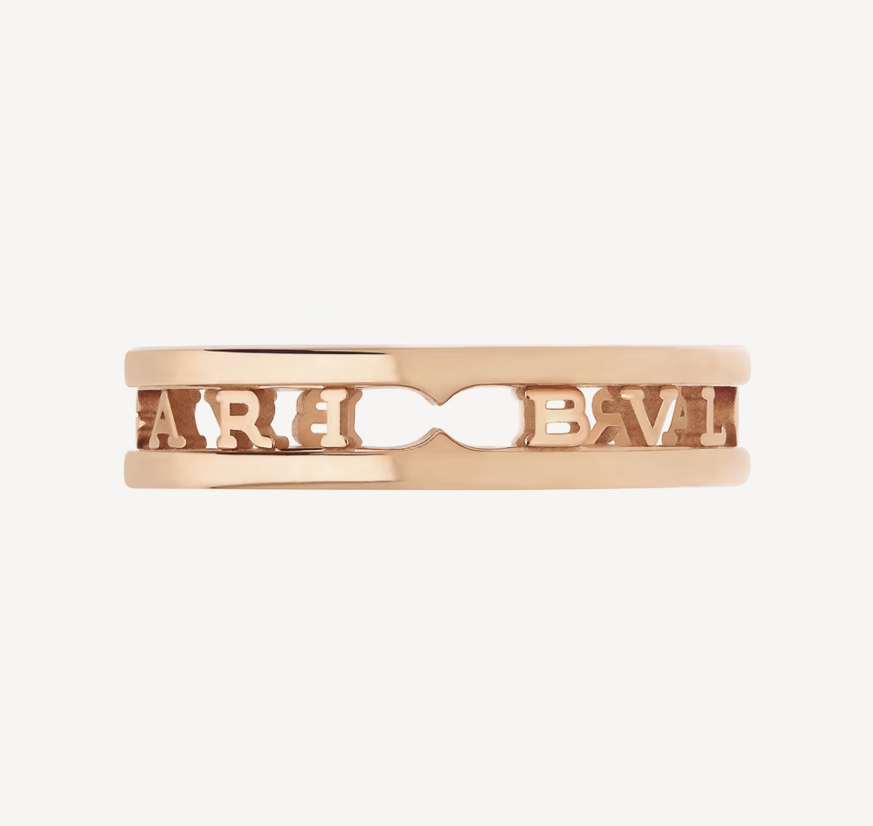 [Charm Aries Jewelry]ZERO 1 ONE-BAND WITH OPENWORK LOGO SPIRAL RING