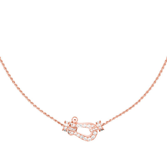 [Charm Aries Jewelry]FORCE 10 PINK GOLD DIAMOND NECKLACE