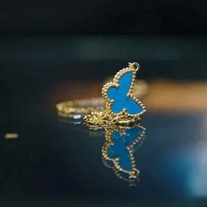 [Charm Aries Jewelry]BUTTERFLY TURQUOISE BUTTERFLY BRACELET
