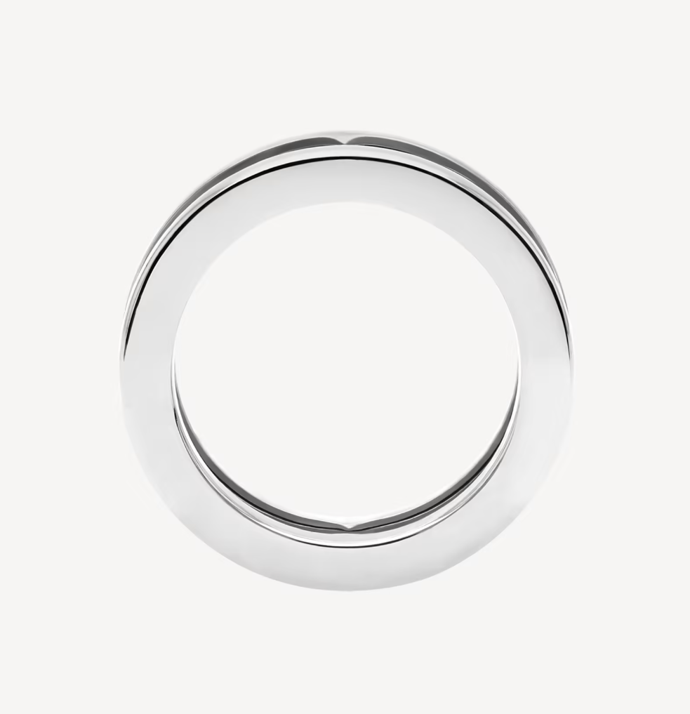 [Charm Aries Jewelry]ZERO 1 ONE-BAND WITH OPENWORK LOGO SPIRAL RING