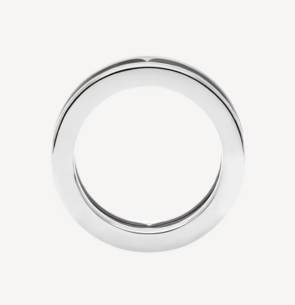 [Charm Aries Jewelry]ZERO 1 ONE-BAND WITH OPENWORK LOGO SPIRAL RING