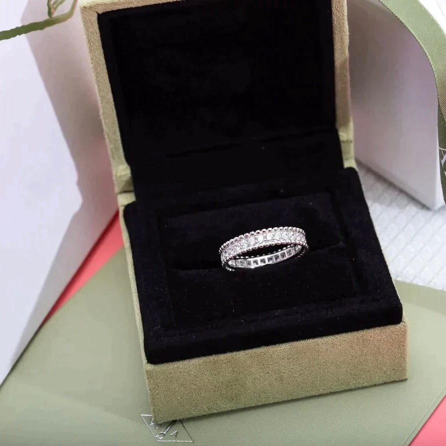 [Charm Aries Jewelry]PERLEE DIAMOND SILVER RING