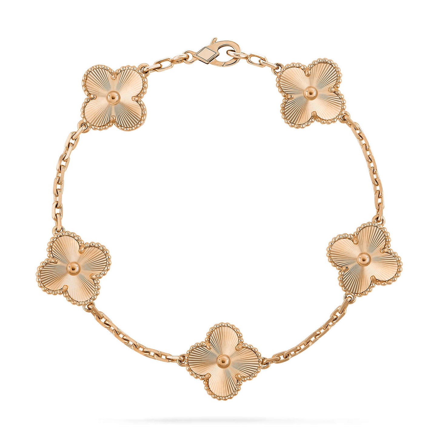 [Charm Aries Jewelry]CLOVER 5 FLOWERS LASER BRACELET