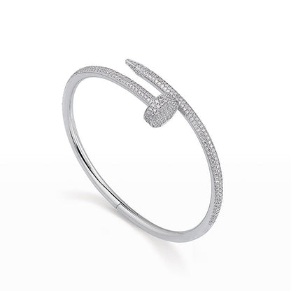 [Charm Aries Jewelry]JUSTE BRACELET 3.5MM ALL DIAMONDS