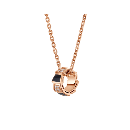 [Charm Aries Jewelry]SERPENTI PEDANT DIAMOND NECKLACE