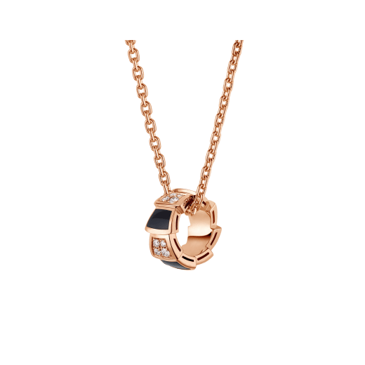 [Charm Aries Jewelry]SERPENTI PEDANT DIAMOND NECKLACE