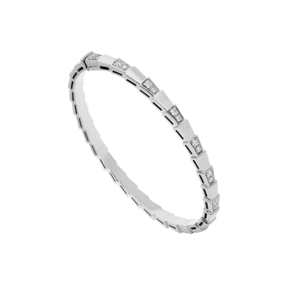 [Charm Aries Jewelry]SERPENTI BRACELET SILVER DIAMOND