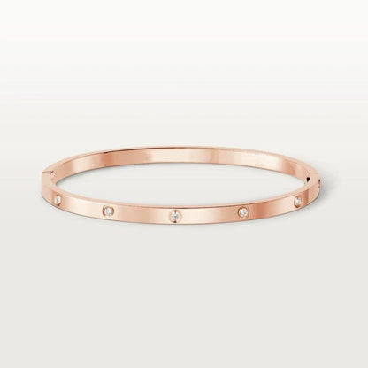 [Charm Aries Jewelry]LOVE BRACELET 3.65MM 10 DIAMONDS