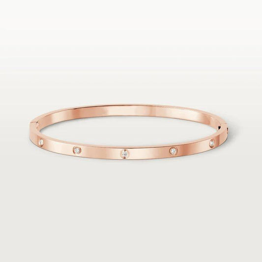 [Charm Aries Jewelry]LOVE BRACELET 3.65MM 10 DIAMONDS