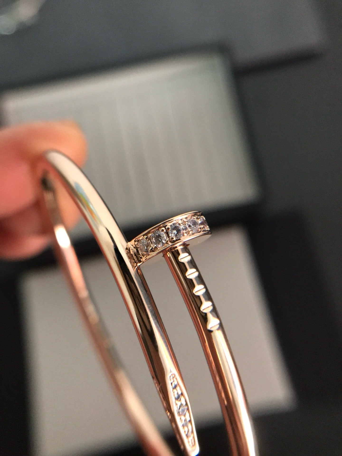 [Charm Aries Jewelry]JUSTE BRACELET 3.5MM DIAMONDS