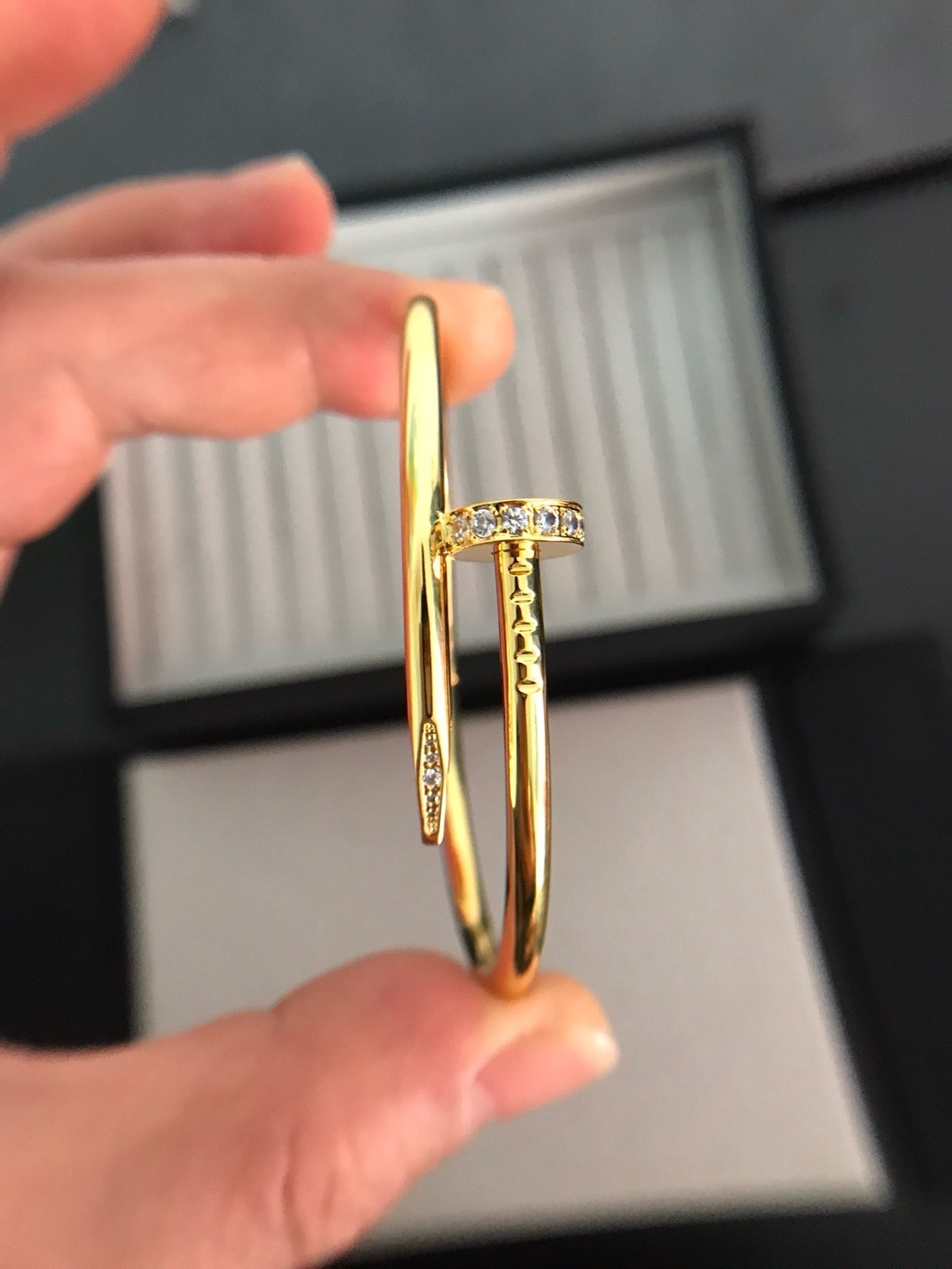 [Charm Aries Jewelry]JUSTE BRACELET 3.5MM DIAMONDS