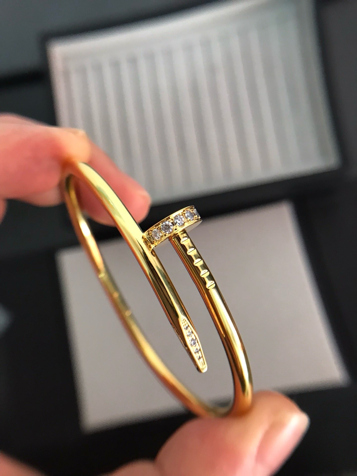 [Charm Aries Jewelry]JUSTE BRACELET 3.5MM DIAMONDS