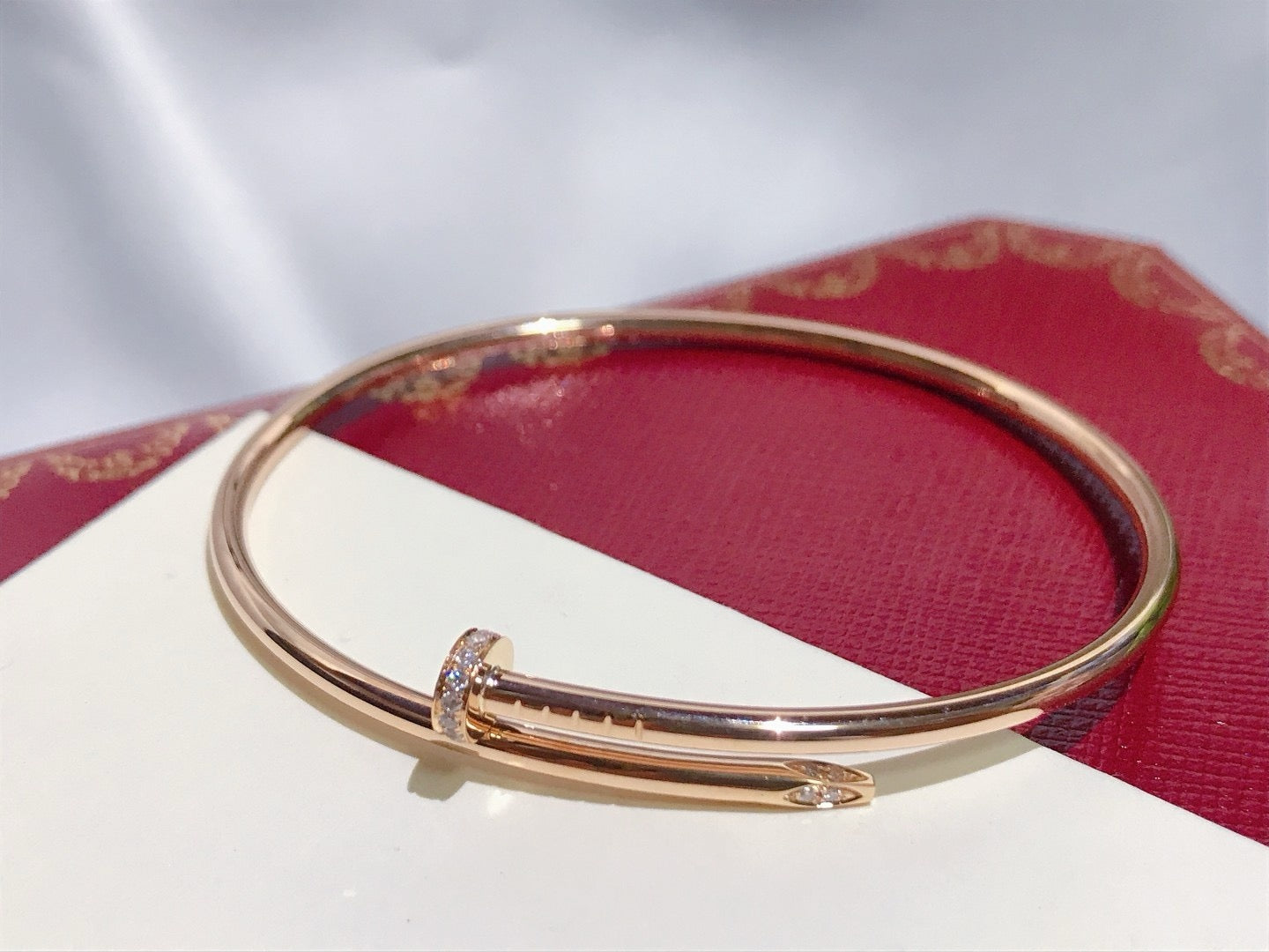 [Charm Aries Jewelry]JUSTE BRACELET 2.5MM DIAMONDS