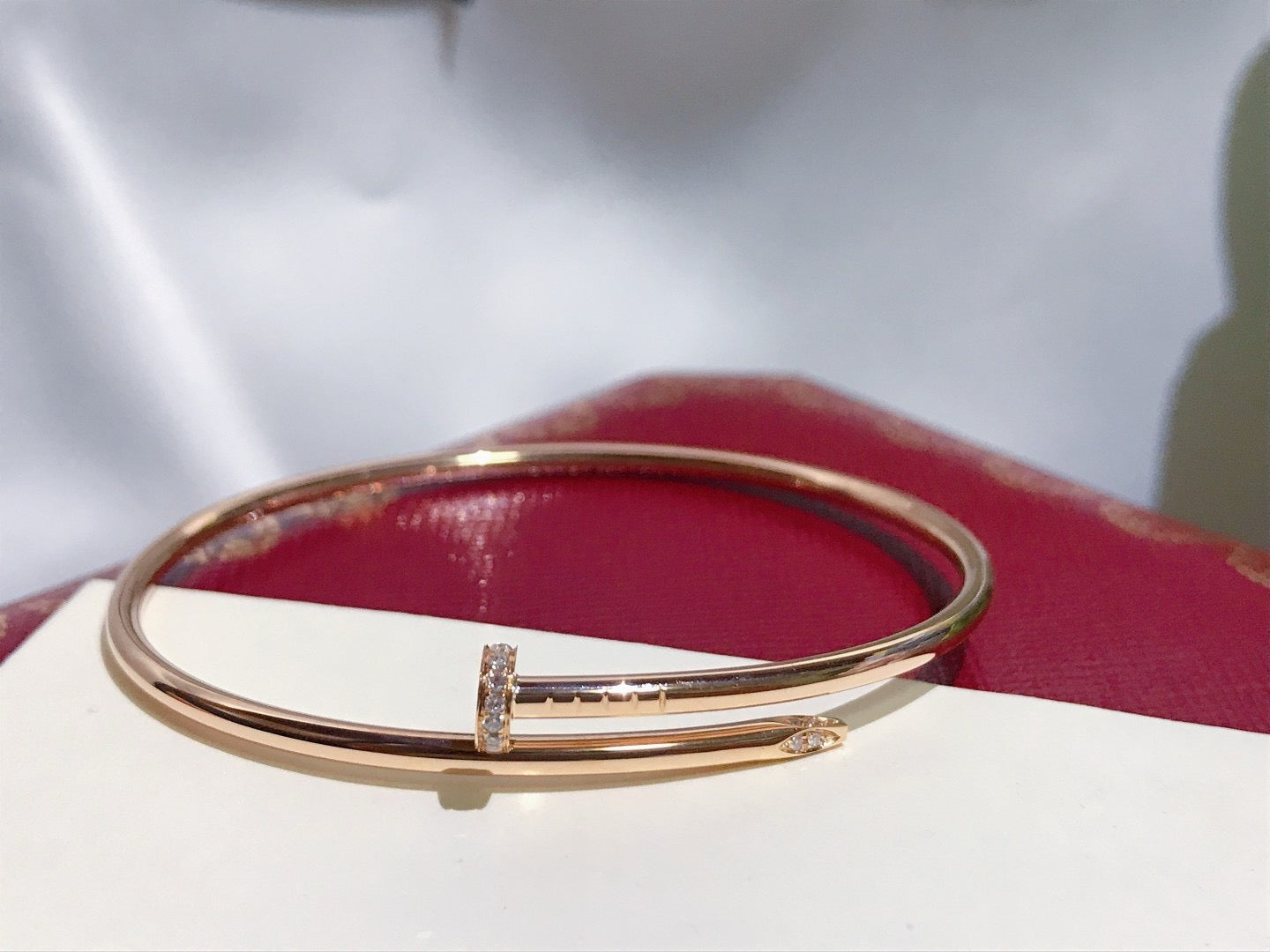 [Charm Aries Jewelry]JUSTE BRACELET 2.5MM DIAMONDS