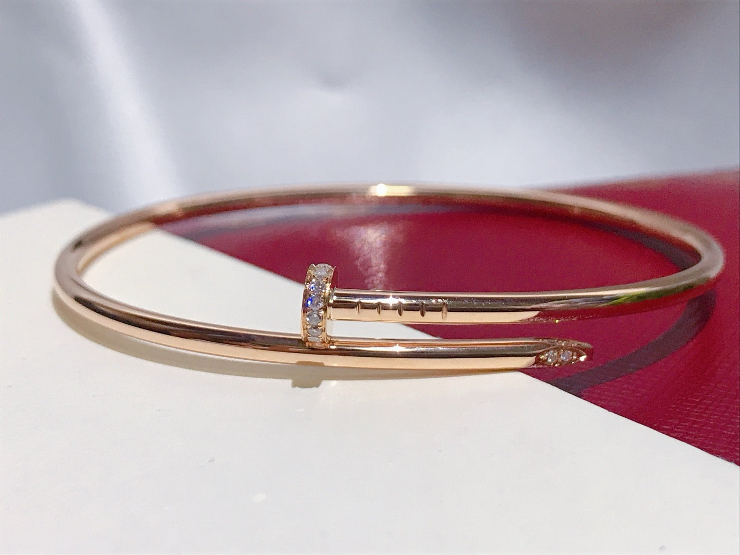 [Charm Aries Jewelry]JUSTE BRACELET 2.5MM DIAMONDS