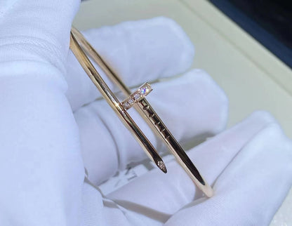 [Charm Aries Jewelry]JUSTE BRACELET 2.5MM DIAMONDS