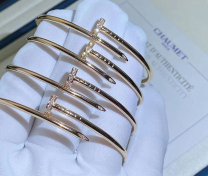 [Charm Aries Jewelry]JUSTE BRACELET 2.5MM DIAMONDS