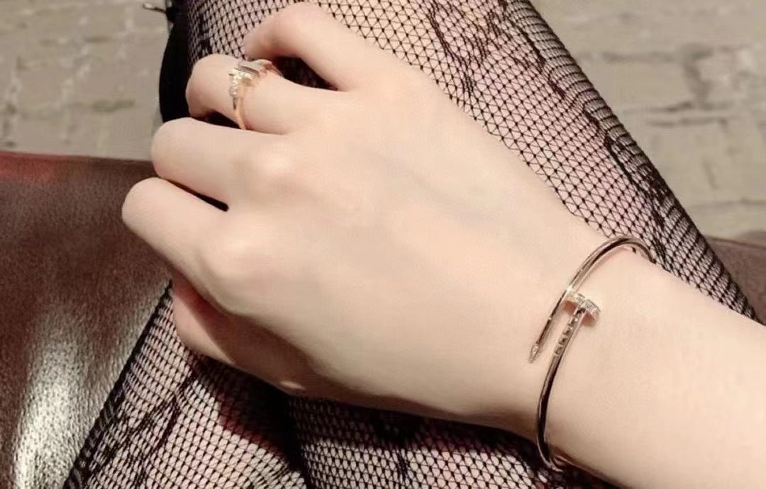 [Charm Aries Jewelry]JUSTE BRACELET 2.5MM DIAMONDS