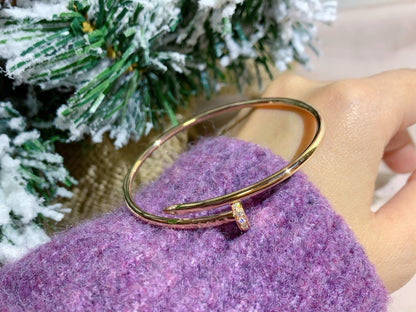 [Charm Aries Jewelry]JUSTE BRACELET 2.5MM DIAMONDS