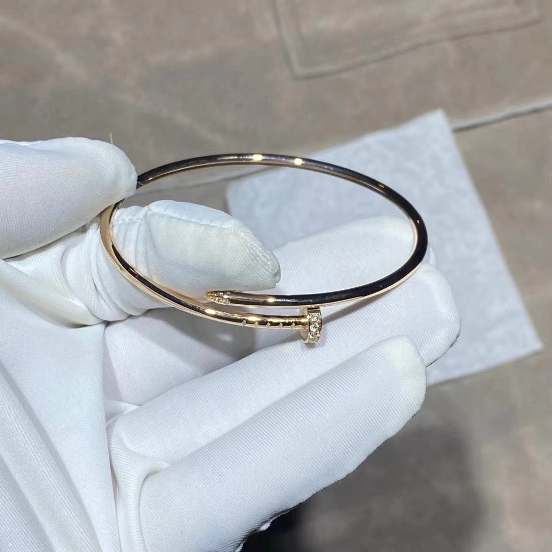 [Charm Aries Jewelry]JUSTE BRACELET 2.5MM DIAMONDS