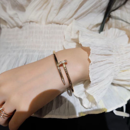 [Charm Aries Jewelry]JUSTE BRACELET 3.5MM DIAMONDS
