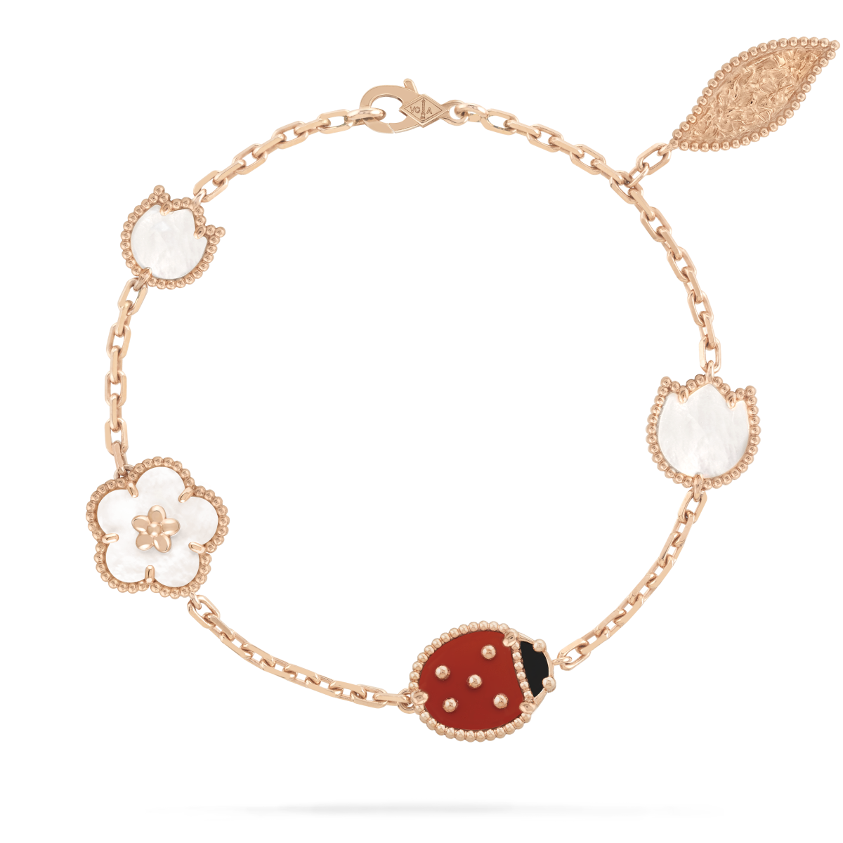 [Charm Aries Jewelry]LUCKY SPRING 5 MOTIF BRACELET