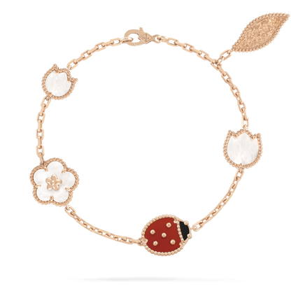 [Charm Aries Jewelry]LUCKY SPRING 5 MOTIF BRACELET