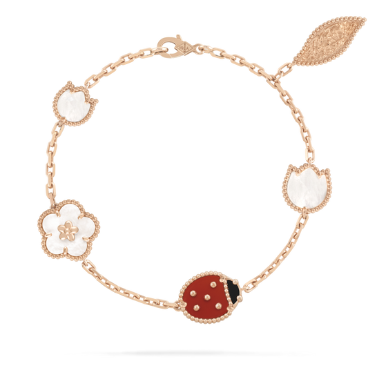 [Charm Aries Jewelry]LUCKY SPRING 5 MOTIF BRACELET