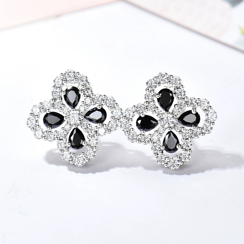 [Charm Aries Jewelry]LOOP EARRINGS FULL MOTIF DIAMOND 16MM