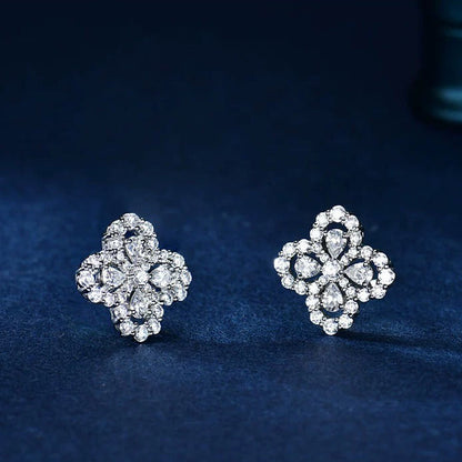 [Charm Aries Jewelry]LOOP EARRINGS FULL MOTIF DIAMOND 16MM