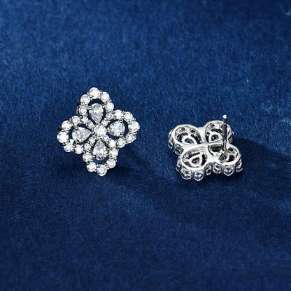 [Charm Aries Jewelry]LOOP EARRINGS FULL MOTIF DIAMOND 16MM