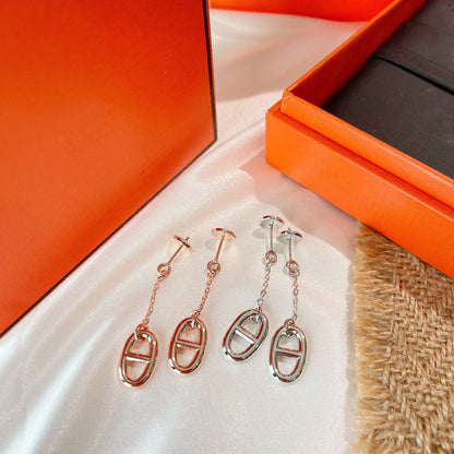 [Charm Aries Jewelry]CHAINE TASSEL EARRINGS