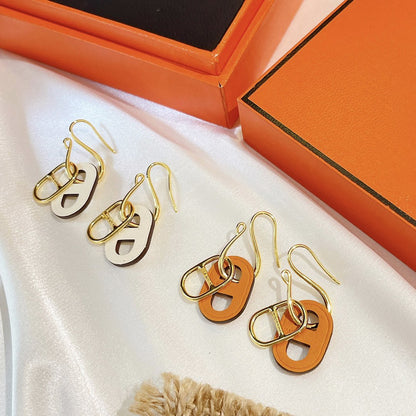 [Charm Aries Jewelry]HM O'MAILLON GOLD EARRINGS