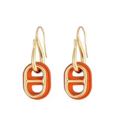 [Charm Aries Jewelry]HM O'MAILLON GOLD EARRINGS
