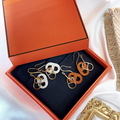 [Charm Aries Jewelry]HM O'MAILLON GOLD EARRINGS