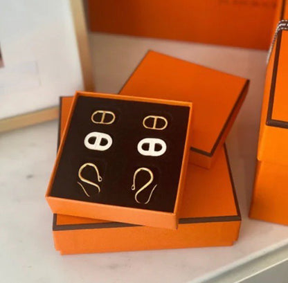 [Charm Aries Jewelry]HM O'MAILLON GOLD EARRINGS