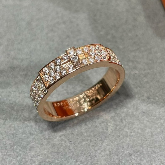 [Charm Aries Jewelry]KELLY PINK GOLD DIAMOND RING