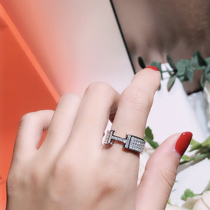 [Charm Aries Jewelry]H RING FULL DIAMOND