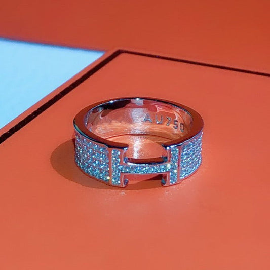 [Charm Aries Jewelry]H RING FULL DIAMOND