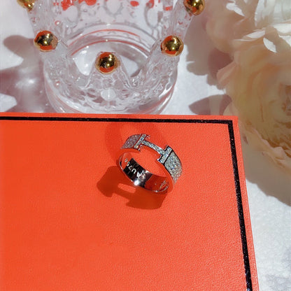 [Charm Aries Jewelry]H RING FULL DIAMOND
