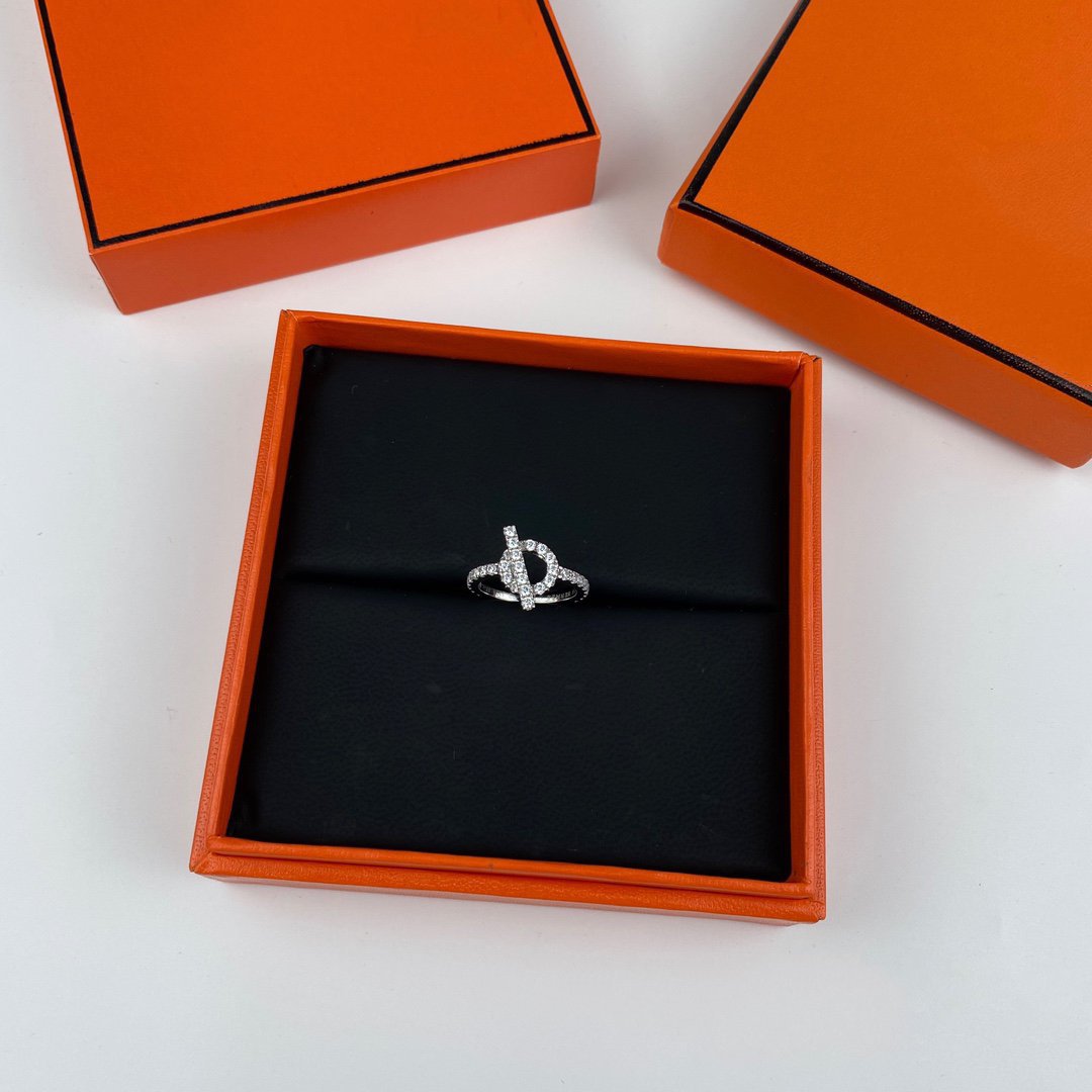 [Charm Aries Jewelry]ECHAPPEE RING SILVER DIAMOND