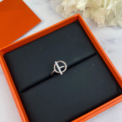 [Charm Aries Jewelry]ECHAPPEE RING DIAMOND