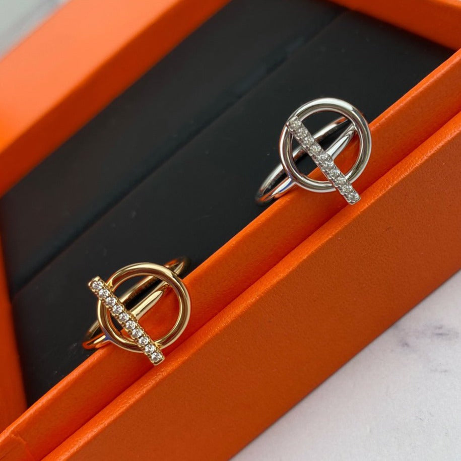 [Charm Aries Jewelry]ECHAPPEE RING DIAMOND