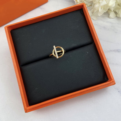[Charm Aries Jewelry]ECHAPPEE RING DIAMOND