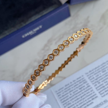 [Charm Aries Jewelry]BEE LOVE GOLD BRACELET FULL DIAMOND