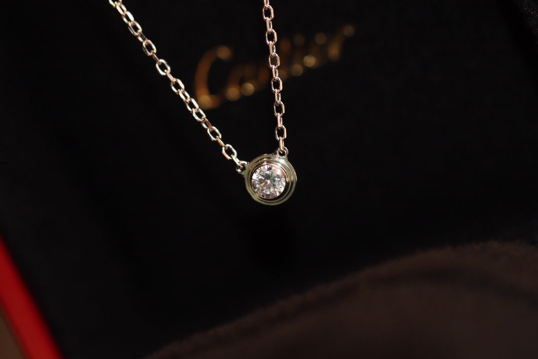 [Charm Aries Jewelry]DAMOUR DIAMOND NECKLACE