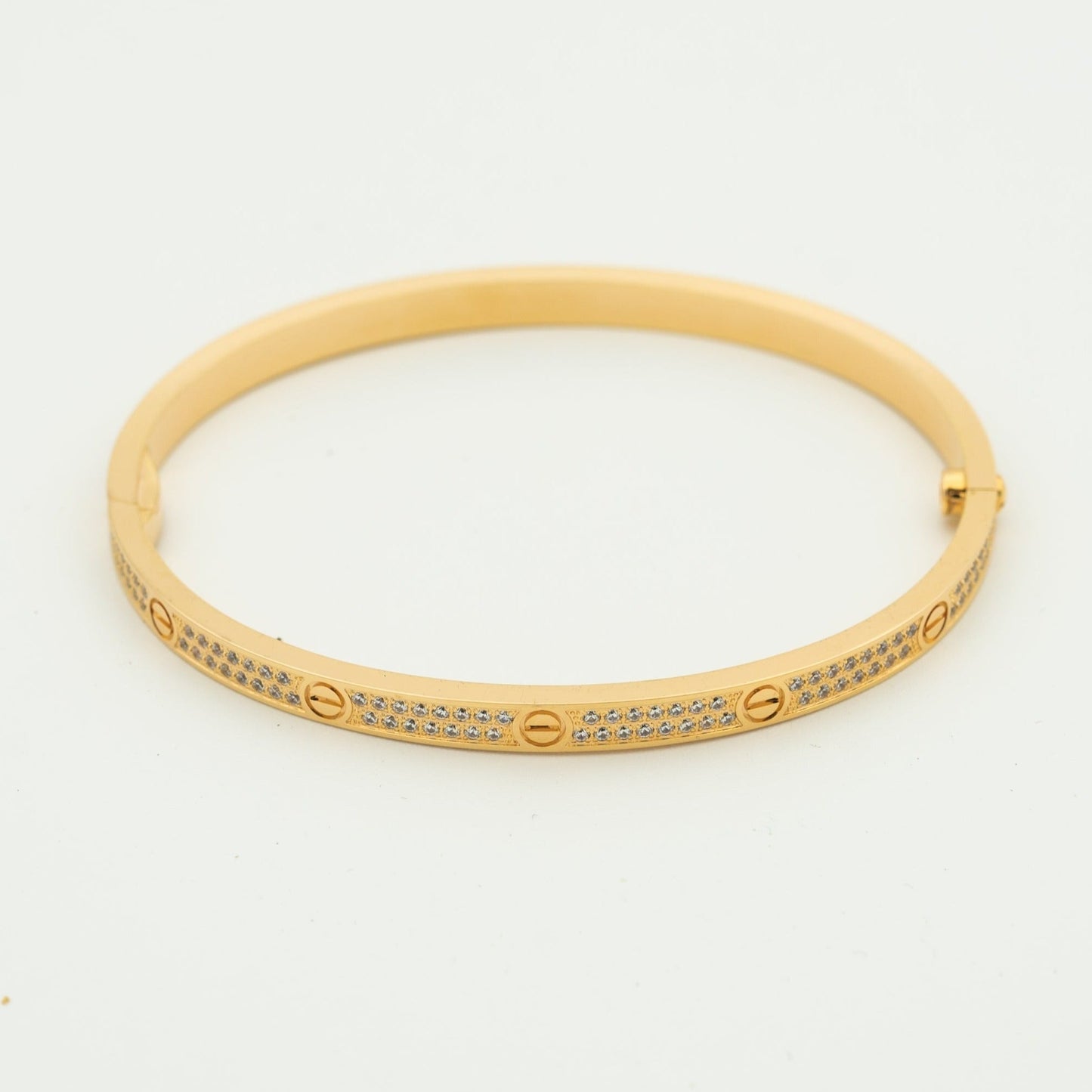 [Charm Aries Jewelry]LOVE BRACELET 3.65MM DIAMOND-PAVED