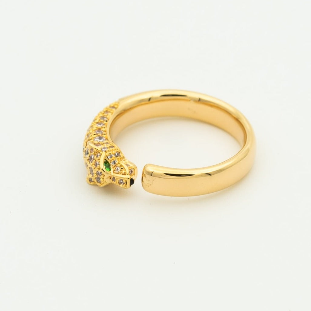 [Charm Aries Jewelry]PANTHERE RING DIAMOND 7.3MM
