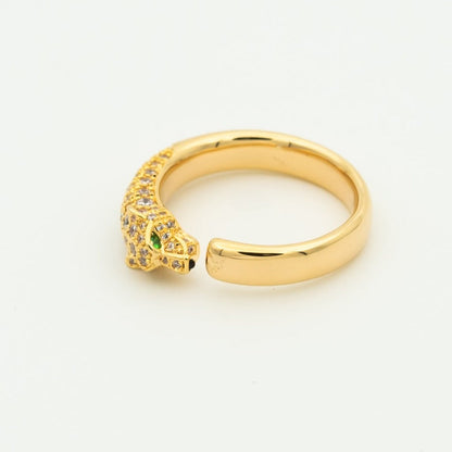 [Charm Aries Jewelry]PANTHERE RING DIAMOND 7.3MM