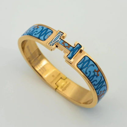 [Charm Aries Jewelry]H BRACELET BLUE MULTICOLOR